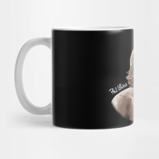 Phil Collins Long hair Fan Art Vintage Look Mug